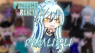 Fandoms Reacts To RimuruFandoms Reacts To EachOther TTIGRAASGCRV [upl. by Hakeber]