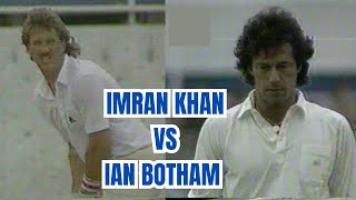 Imran Khan vs Ian Botham  Crickets Greatest All Rounders  Pakistan vs England [upl. by Epolenep]