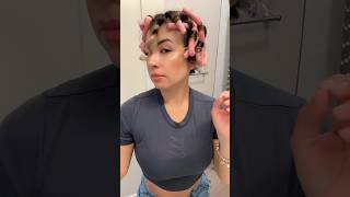 Flexi Rods to enhance my wavy hair 2b wavyhair flexirods aussie shorts viral reels volume [upl. by Eberta]