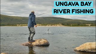 Ungava Bay River Fishing  Wedge Hills Lodge [upl. by Louanne255]