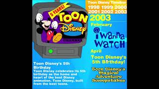 Toon Disney Timeline 2003  Toon Disney website [upl. by Golter]