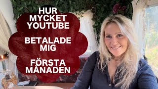 Det fungerar faktiskt att få betalt av det arbete man gör på Youtube Jag berättar 😊 [upl. by Ruffin]