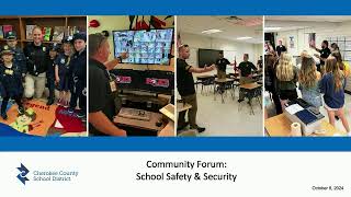 Community Forum School Safety and Security [upl. by Oleic]