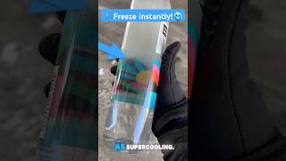 The water bottle freezes instantly [upl. by Adnahsed]