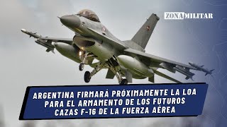 Argentina firmará próximamente la LOA para el armamento de los futuros cazas F16 de la Fuerza Aérea [upl. by Nananne]