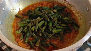 Masala bhindi ki recipe  Bhindi gosht recipe  bhindi fry recipe 😋🤤 [upl. by Asiil181]