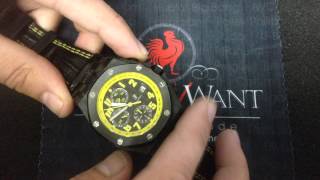 Audemars Piguet Royal Oak Offshore Chronograph quotBumblebeequot Luxury Watch Review [upl. by Zucker]