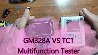 GM328A VS TC1 Multifunction Tester [upl. by Acirema]