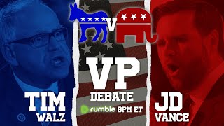 Vance and Walz Face Off VP Debate Mega Live Stream 2024 [upl. by Eytak]