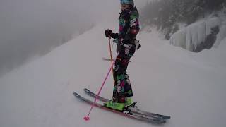 2018 Atomic Vantage 90 CTI W  SkiEssentialscom Ski Test [upl. by Atsocal]