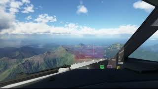 MSFS Sitka airport full Approach  landing PASI RW29 [upl. by Llerad]