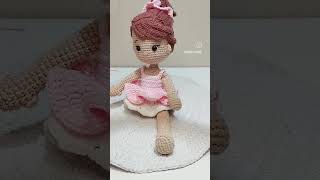 Boneca bailarina passo a passo em breve disponível no canal bonecaamigurumi amigurumi crochet [upl. by Ormond]