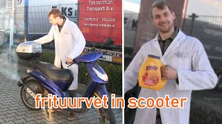 Doet een scooter het op FRITUURVET [upl. by Atteyek]