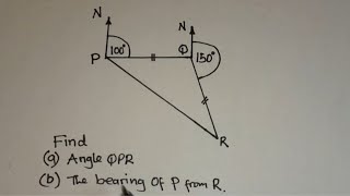 calculating bearings maths [upl. by Artimas]