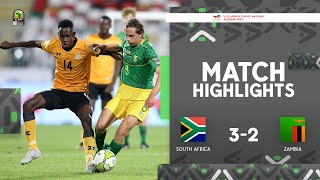 South Africa 🆚 Zambia  Highlights  TotalEnergiesAFCONU17 2023  MD2 Group B [upl. by Dustman]