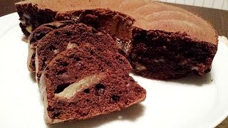 Ciambella pere e cioccolato  Le video ricette di Lara [upl. by Eimaraj474]