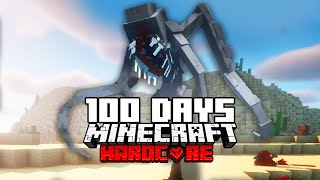 100 Days in a Terrifying Parasite Apocalypse in Hardcore Minecraft  Bad at the Game Edition [upl. by Osmen]