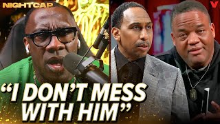 Shannon Sharpe weighs in on Stephen A SmithJason Whitlock beef  Nightcap [upl. by Nairahcaz]