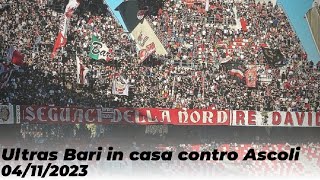 Ultras Bari in casa contro Ascoli  Bari  Ascoli 10  04112023 [upl. by Pearlstein]