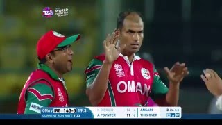 ICC WT20 Ireland v Oman Match Highlights [upl. by Enilauqcaj641]