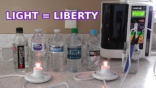 Which Water Lights Up the Bulb Spirit of Liberty Test [upl. by Zolner]