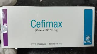 Cefimax Cefixime USP 200mgSMC [upl. by Anderea469]