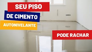 Cuidado com Cimento Autonivelante [upl. by Melisse]