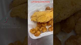 Check out our JJ’s combo at wwwJJFishampChickengacom atlantaeats bestfood cravings [upl. by Elleivad]