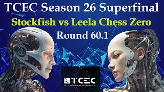 TCEC Season 26  Superfinal  Stockfish dev20240513 vs LC Zero 031dag5350a2e  Round 601 [upl. by Chao177]