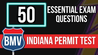 Indiana Permit Test 2024 50 Essential Exam Questions [upl. by Vasya669]