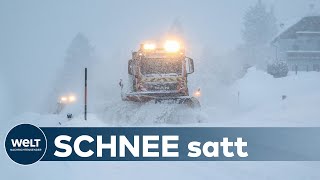 WARNUNG VOR LAWINEN Heftige Schneefälle und Sturm in den Alpen [upl. by Marni989]