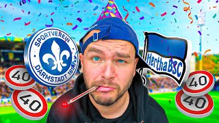 Nächster VAR Skandal 🎉🥳🎁 SV Darmstadt vs Hertha BSC  GeburtstagsVlog [upl. by Madelina929]