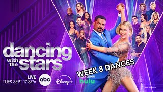 DWTS Season 33 Dances  Week 8 The Semifinals [upl. by Rheinlander530]