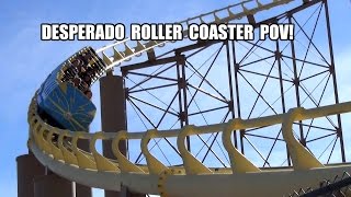 Desperado Roller Coaster POV Worlds Tallest in 1994 Buffalo Bills Nevada Las Vegas [upl. by Grieve]