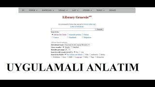 Akademik Yayınlara Bilimsel Kitaplar Ücretsiz Ulaşın Library Genesis [upl. by Whipple]