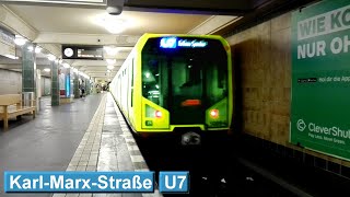 KarlMarxStraße U7  UBahn Berlin  BVG H  F84 [upl. by Field]