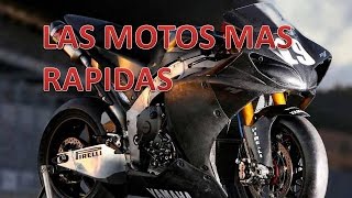 TOP MOTOS MAS RAPIDAS [upl. by Anifur]