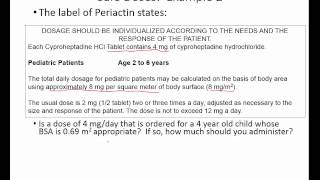 Safe Dose Example 2A [upl. by Novelc]