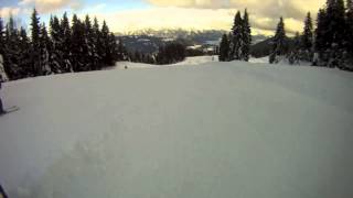 Skiing quotCarniaquot at Nassfeld ski resort in the Austrian Alps [upl. by Aisaim424]