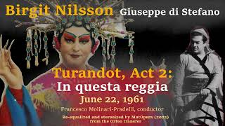 Birgit Nilsson In questa reggia Live 1961 Vienna stereo restoration [upl. by Ackley554]