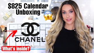 825 CHANEL HOLIDAY ADVENT CALENDAR UNBOXING [upl. by Htez133]