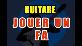 accords de guitare  FA  vidéo 4 [upl. by Anitsirhcairam]