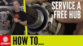 How To Service A Free Hub Body  Mountain Bike Maintenance [upl. by Targett591]