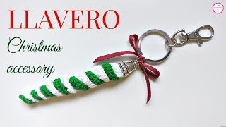 TUTORIAL DE LLAVERO A CROCHET [upl. by Martinsen]