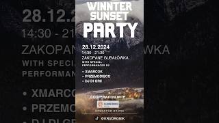 ZAKOPANE ⛰️🏔🎧🎵 party winter sunset zakopane shorts viralvideo dj liveset melodictechno [upl. by Drallim759]