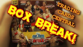 TOPPS SLAM ATTAX WWE SUPERSTARS  BOX BREAK [upl. by Woodman]