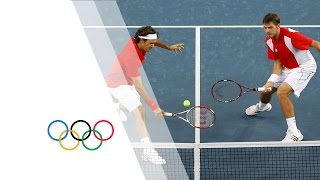 Tennis  Mens Doubles  Beijing 2008 Summer Olympic Games [upl. by Zoldi]