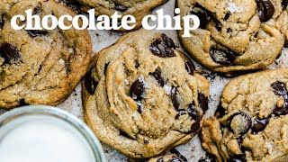 Worlds Best CHOCOLATE CHIP COOKIES Recipe Crunchy Outside Soft amp Chewy Inside [upl. by Magas]