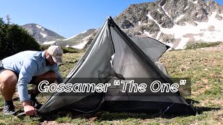 Tent Review of The One by Gossamer Gear [upl. by Valdes]