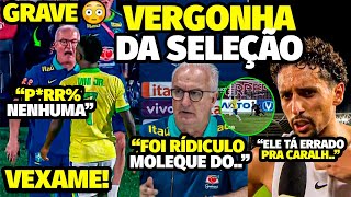 ATITUDE REVOLTANTE DE VINI JR NA SELEÇÃO APÓS VEXAME QUE DEIXOU JOGADORES E DORIVAL TRANSTORNADOS [upl. by Arikehs734]